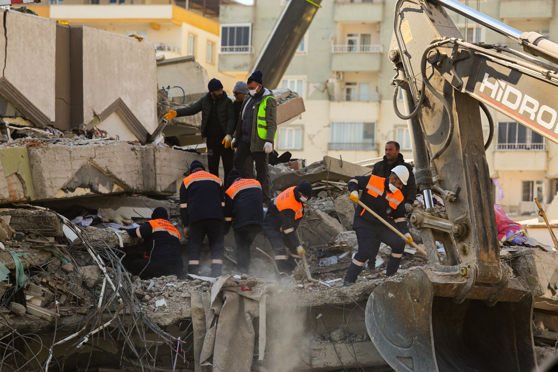 Gaza building collapse